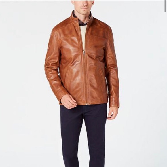 Tasso elba leather jacket Clearance